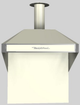 Vent-A-Hood® A Series 36" Biscuit Retro Style Wall Mounted Range Hood-0