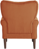 Mazin Furniture Kyrie Orange Upholstered Accent Chair-3