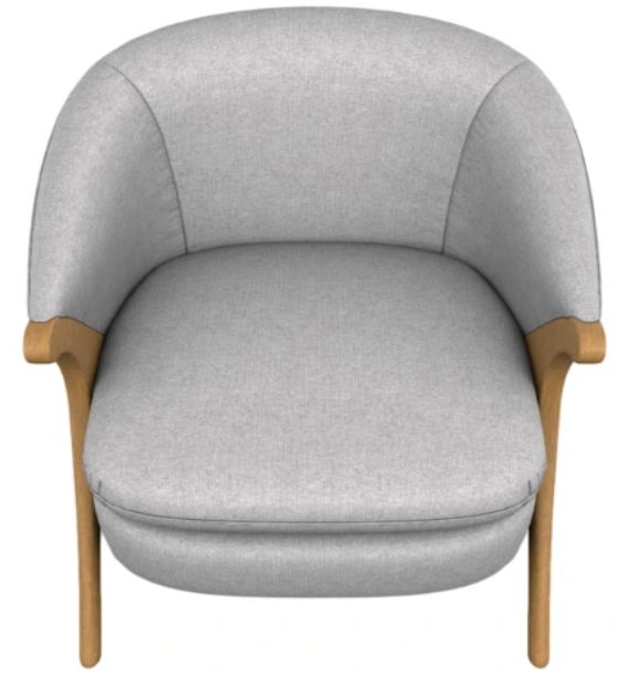 Best® Home Furnishings Customizable Tatiana Accent Chair with Honey Birch Legs-1