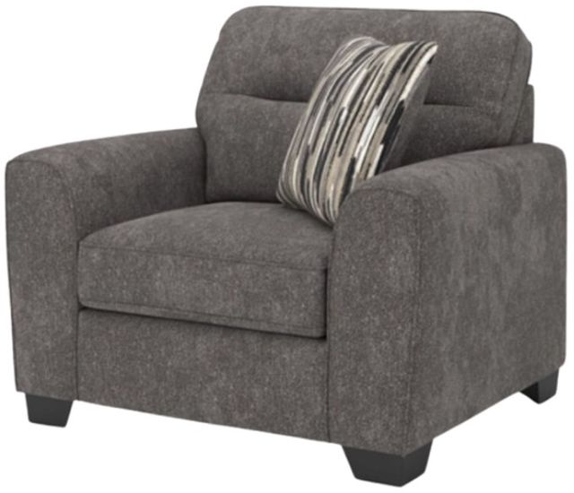 Benchcraft® Olten Graphite Chair and a Half-3