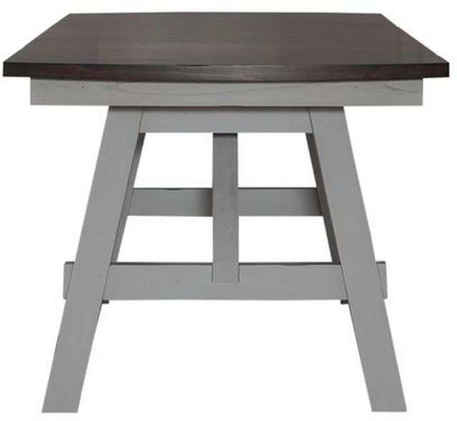 Liberty Furniture Newport Carbon Gray Gathering Table with Smokey Gray Base-3