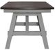 Liberty Furniture Newport Carbon Gray Gathering Table with Smokey Gray Base-3