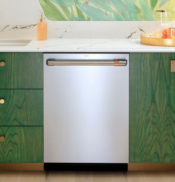 Cafe 24 Fingerprint Resistant Stainless Steel Top Control Built-In Dishwasher Cafe 24 Fingerprint Resistant Stainless Steel Top Control Built-In Dishwasher