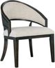 Hooker® Furniture Retreat Black Sand/Neo Cream Cane Barrel Back Dining Arm Chair-0