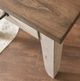 Steve Silver Co. Bear Creek Honey Smoke Sofa Table with White Base-4