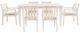 Linon Svana 7-Piece Natural Fabric/Wood Outdoor Dining Set-1