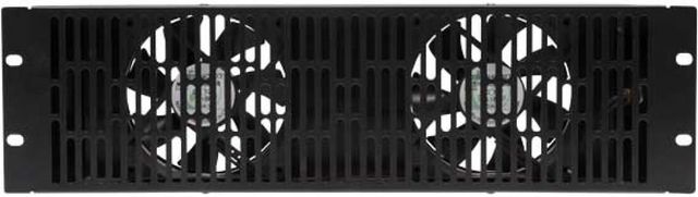 Sanus® Ecosystem™ Component Series Black 3U Ultra Quiet Rack Fan-1
