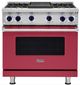 Viking® 7 Series 36" Valentine Pro Style Liquid Propane Gas Range with Griddle-0