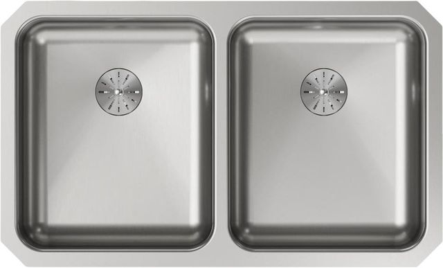 Elkay Lustertone® Classic Lustrous Satin 30-3/4" x 18-1/2" x 5-3/8" Double Bowl Undermount ADA Sink with Perfect Drain®-1