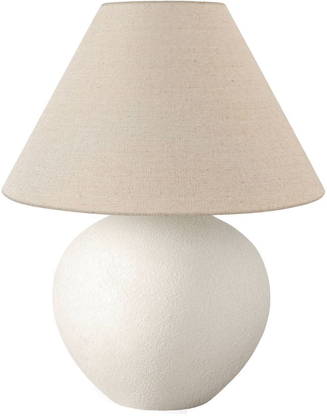 Monarch Specialties Inc. 16"H Cream Ceramic Table Lamp-0