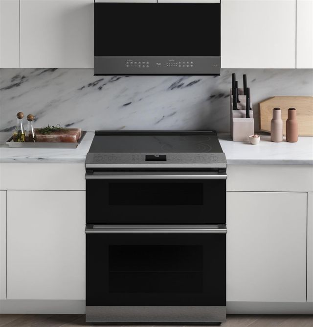 Café™ 30" Platinum Slide-In Electric Double Oven Range-3