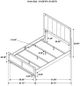 Coaster® Gran Park 4-Piece Beige/Dark Cocoa Queen Bedroom Set-5