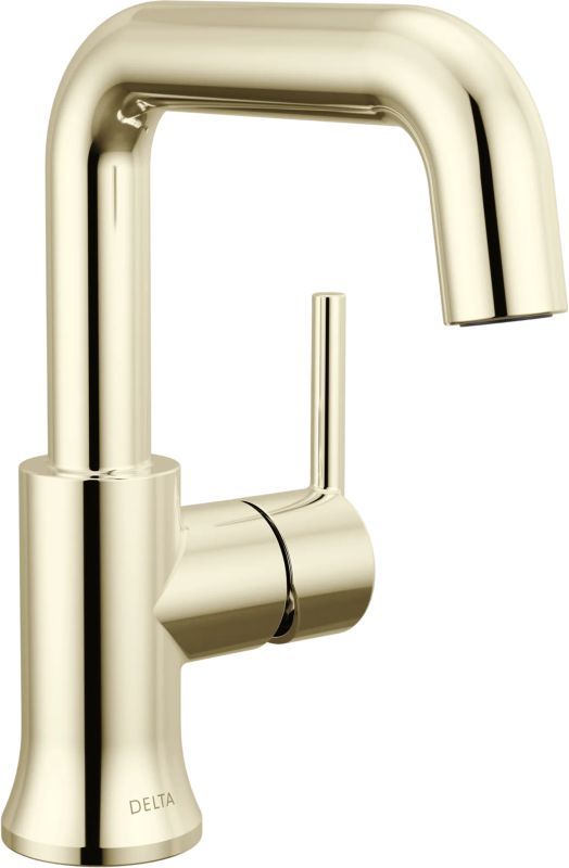 Delta Trinsic® Polished Nickel Single Handle Lever Bathroom Faucet-0