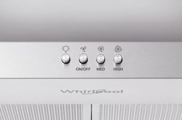 Whirlpool® 30" Stainless Steel Wall Mounted Range Hood-6