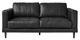 Elements International Hampton Fiero Charcoal Loveseat-1
