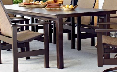 Telescope Casual Rectangular Balcony Height Parson Table without Hole-0