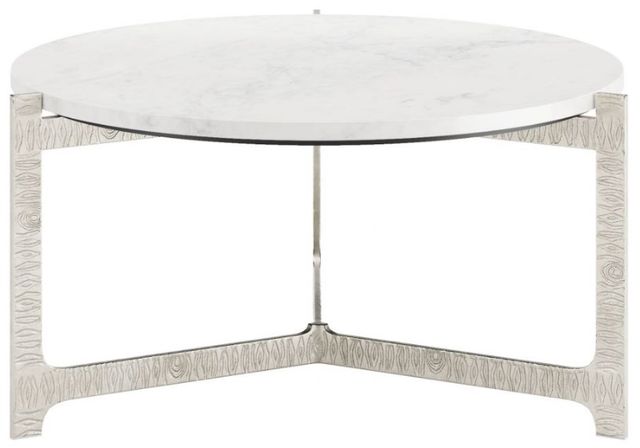 Zuo® Modern Barmas Silver/White Coffee Table-2