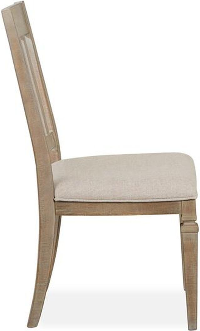 Magnussen Home® Lancaster 2-Piece Dovetail Grey Side Chair Set with Upholstered Seat-2