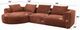 ACME Furniture Aceso 3-Piece Rust Brown Sectional Sofa-2