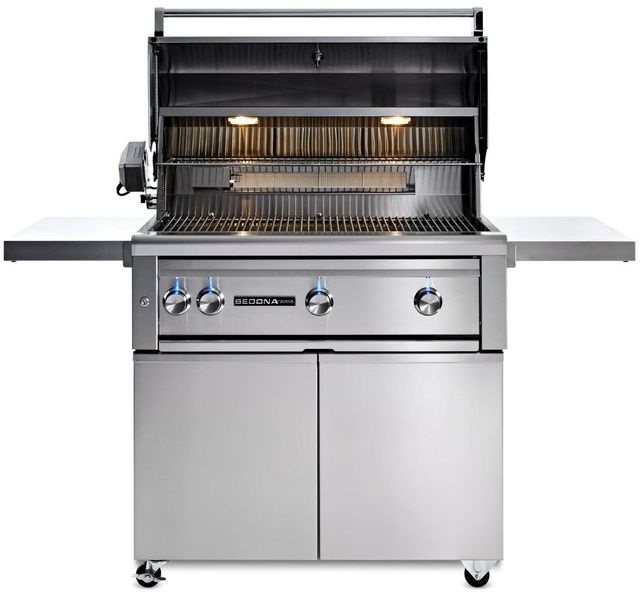 LYNX® Sedona 3-Burner Stainless Steel Freestanding Natural Gas Grill with Rotisserie-1