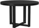 Elements International Bahama Breeze Black Round Dining Table-0
