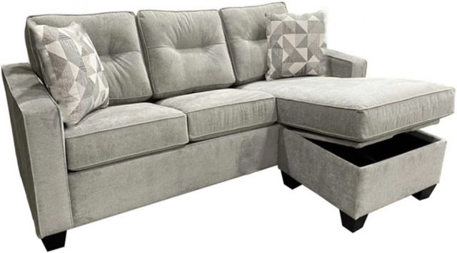 Stanton™ Customizable 448 Queen Sofa Chaise Sleeper Gel with Storage-0
