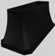 Vent-A-Hood® Designer Series 66" Black Island Range Hood-3