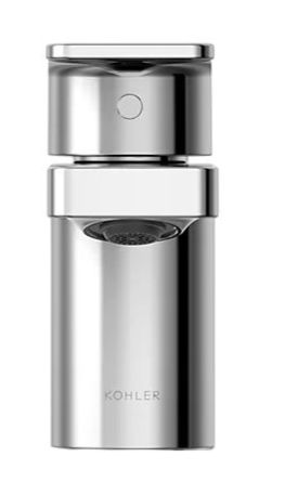 KOHLER® Parallel® Polished Chrome Low Single-Handle Bathroom Sink Faucet-1