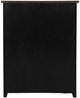 Jofran Inc. Madison County Vintage Black Barn Door Chest-3