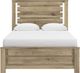 Signature Design by Ashley® Brozmont Tan Queen Platform Panel Bed-3