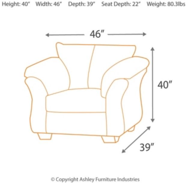 Signature Design by Ashley® Darcy Cobblestone Chair-1