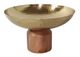 A & B Home Ramsey Brown/Gold Acacia Bowl-0