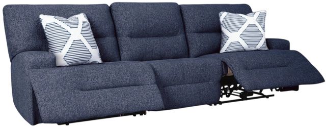 Signature Design by Ashley® Acklen Place 3-Piece Navy Power Reclining Sectional Sofa-1