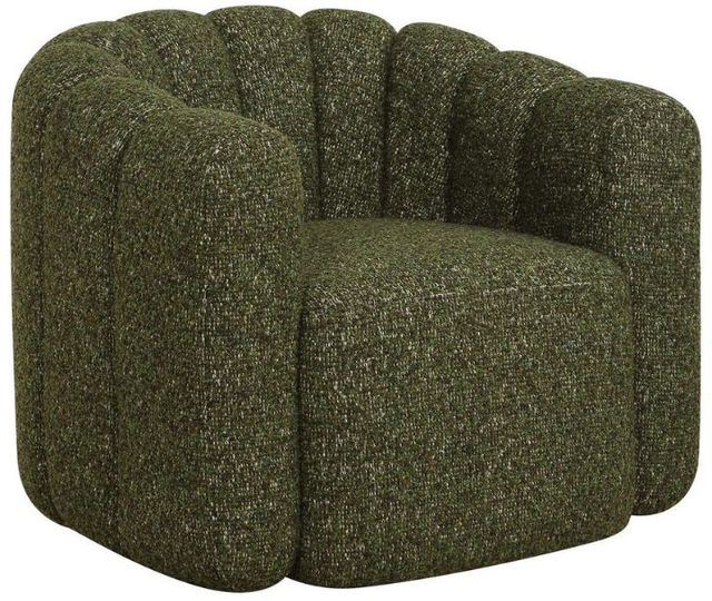 Uttermost® Lenoir Green Upholstered Swivel Chair-0