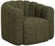 Uttermost® Lenoir Green Upholstered Swivel Chair-0
