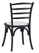 Forty West Paul Black/Washable White Dining Side Chair-2