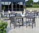 Homecrest™ Outdoor Living Customizable Allure Mesh Aluminum Outdoor Dining Stackable Armless Chair-1