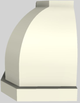 Vent-A-Hood® Designer Series 48" Biscuit Wall Mounted Range Hood-2