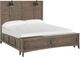 Magnussen Home® Bay Creek Toasted Nutmeg Complete King Lamp Panel Storage Bed-0