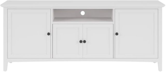 Modus Furniture Grace Snowfall 74" Entertainment Console-2