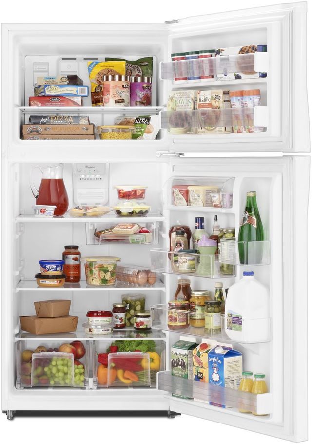 Whirlpool® 30 in. 19.2 Cu. Ft. White Top Freezer Refrigerator-7
