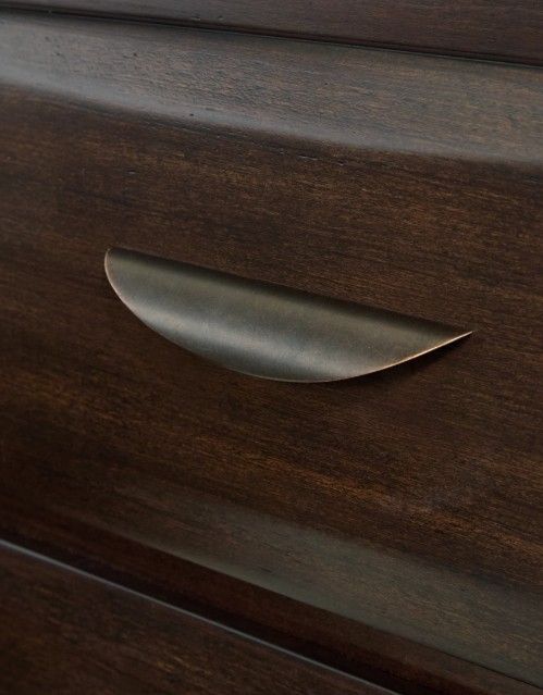Benchcraft® Vanmore Dark Brown Dresser with Mirror-4