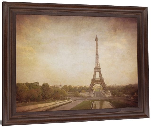 Classy Living Sepia Eiffel View Wall Art-2