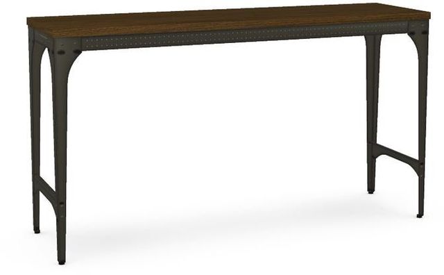 Amisco Elwood Walnut Veneer Console Table-0