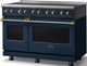 Viking® 5 Series 48" Slate Blue Pro Style Induction Range with Brushed Brass Trim-2