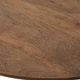 Renwil® Sparta Light Brown Accent Table with Antique Brass Base-3