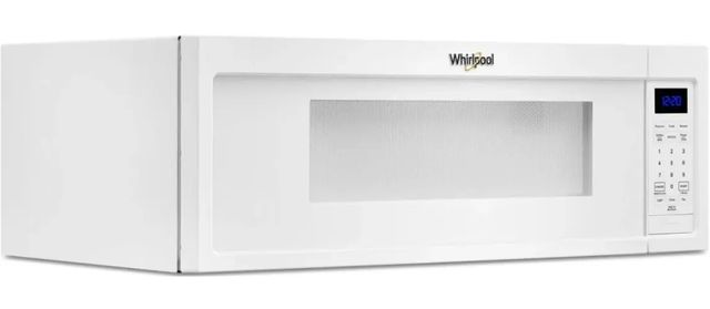 Whirlpool® 1.1 Cu. Ft. White Low Profile Over The Range Microwave-2