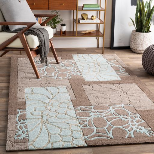 Surya Cosmopolitan Dark Brown 3'x8' Runner Rug-4