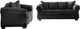 Signature Design by Ashley® Darcy 2-Piece Black Living Room Set-0