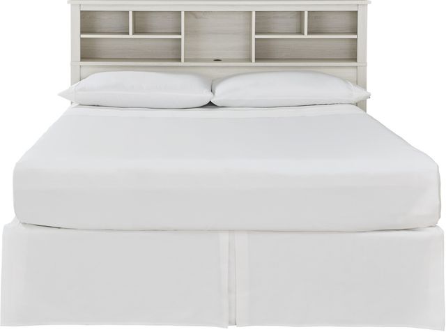 Signature Design by Ashley® Dorrinson White King/California King Storage Headboard-2